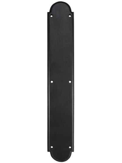 Solid-Bronze Arched Push Plate.